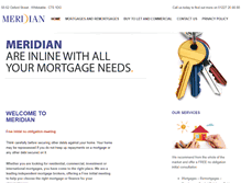Tablet Screenshot of meridian-mortgages.co.uk